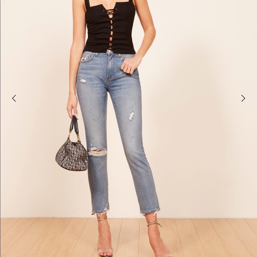 Julia Crop High Cigarette Jean